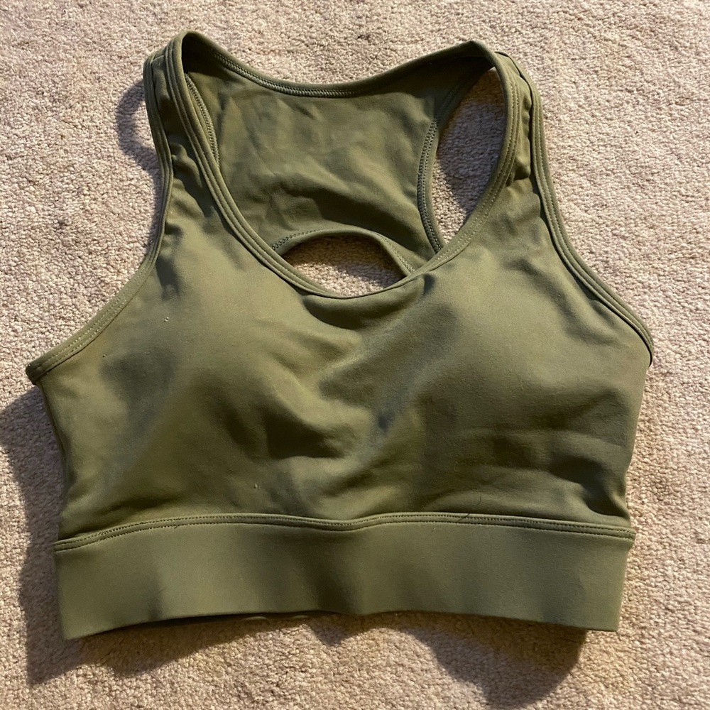NVGTN Army Green Performance Bra